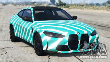 BMW M4 Bright Turquoise [Add-On] para GTA 5