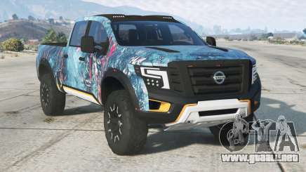 Nissan Titan Maximum Blue para GTA 5