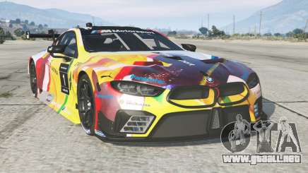 BMW M8 GTE Dark Puce para GTA 5