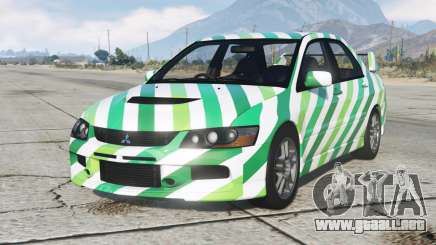 Mitsubishi Lancer Evolution IX Caribbean Green para GTA 5