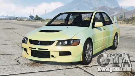 Mitsubishi Lancer Evolution IX Paris White para GTA 5