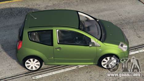 Citroen C2 Hippie Green