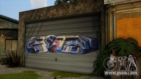 Grove CJ Garage Graffiti v2