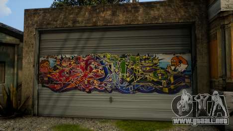 Grove CJ Garage Graffiti v4