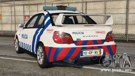 Subaru Impreza WRX STi Policia