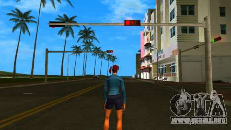 White girl Leather para GTA Vice City