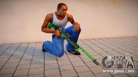Green Cuntgun Toxic Dragon by sHePard para GTA San Andreas