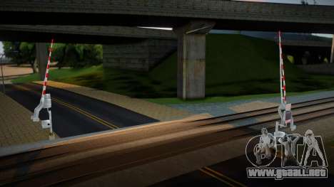 Railroad Crossing Mod Slovakia v20 para GTA San Andreas
