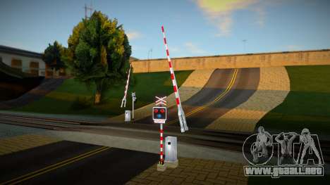 Railroad Crossing Mod Czech v18 para GTA San Andreas