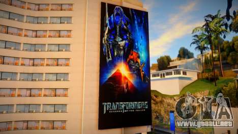 Transformers 2 Billboard para GTA San Andreas