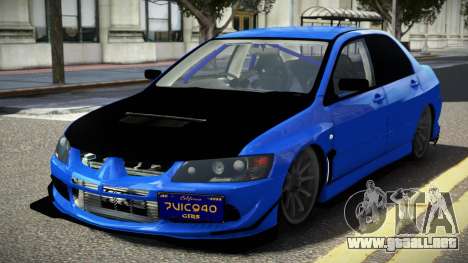 Mitsubishi Lancer Evolution VIII TR V1.3 para GTA 4