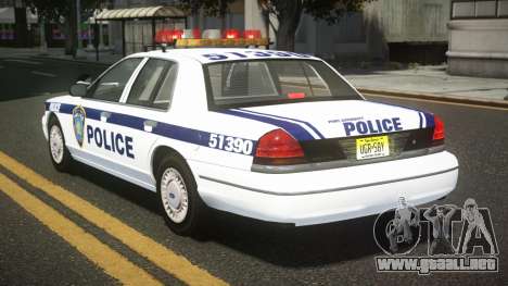 1998 Ford Crown Victoria PAPD para GTA 4