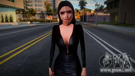 Girl Black Dress para GTA San Andreas