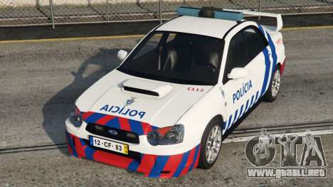 Subaru Impreza WRX STi Policia