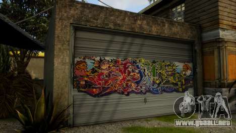 Grove CJ Garage Graffiti v4