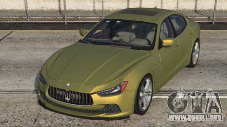 Maserati Ghibli Gold Fusion