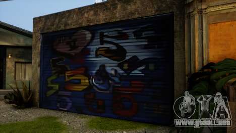 Grove CJ Garage Graffiti v5