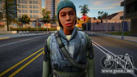 Half-Life 2 Rebels Female v6 para GTA San Andreas