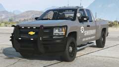 Chevrolet Silverado Pickup Police Natural Gray [Replace] para GTA 5