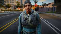 Half-Life 2 Rebels Male v7 para GTA San Andreas
