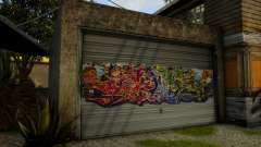 Grove CJ Garage Graffiti v4 para GTA San Andreas Definitive Edition