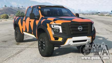 Nissan Titan Warrior Sunshade para GTA 5