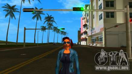 White girl Leather para GTA Vice City