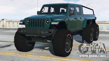 Jeep Gladiator 6x6 (JT) Gable Green [Add-On] para GTA 5