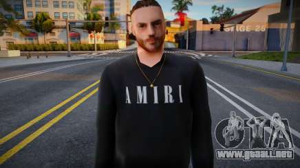 El chico con barba en la chaqueta para GTA San Andreas