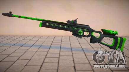 Green Cuntgun Toxic Dragon by sHePard para GTA San Andreas