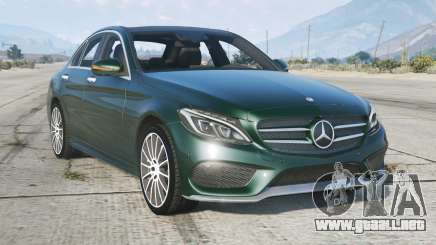 Mercedes-Benz C 250 AMG Line (W205) 2014 Rich Black [Add-On] para GTA 5