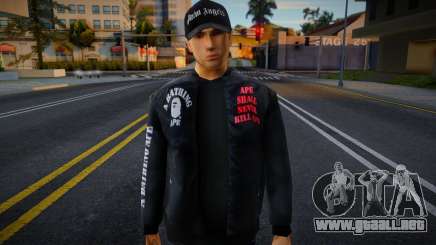 Chico con un atuendo de moda 4 para GTA San Andreas