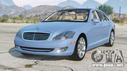 Mercedes-Benz S 550 (W221) Blue Gray [Add-On] para GTA 5