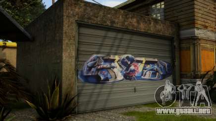 Grove CJ Garage Graffiti v2 para GTA San Andreas Definitive Edition
