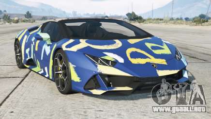 Lamborghini Huracan Evo Yale Blue para GTA 5