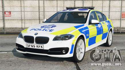 BMW 530d Sedan (F10) Police Scotland [Add-On] para GTA 5