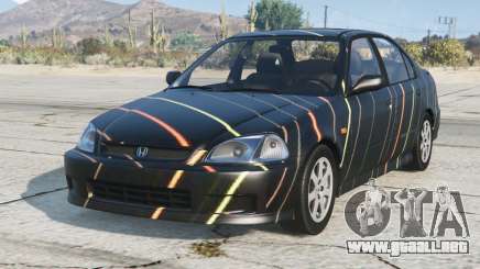 Honda Civic Sedan Dark Gunmetal para GTA 5