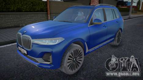 BMW X7 CCD Diamond para GTA San Andreas