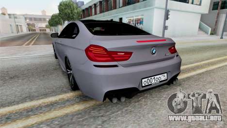 BMW M6 Coupe (F13) Raven para GTA San Andreas