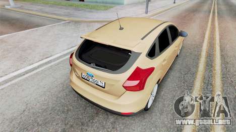 Ford Focus Hatchback (DYB) para GTA San Andreas