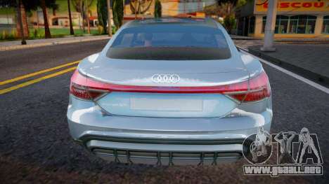Audi e-tron GT 2022 LQ para GTA San Andreas