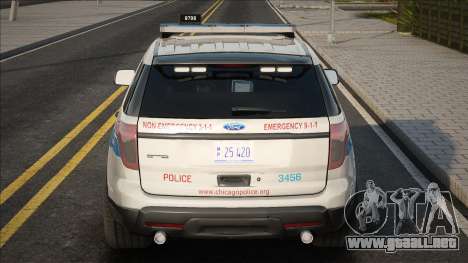 CPD 2013 Ford Explorer para GTA San Andreas