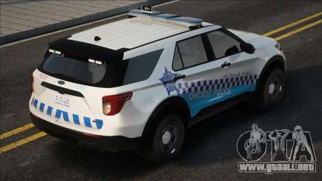 CPD 2020 Ford Explorer HQ para GTA San Andreas