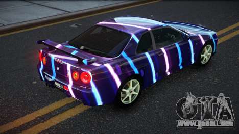 Nissan Skyline R34 JaP S2 para GTA 4