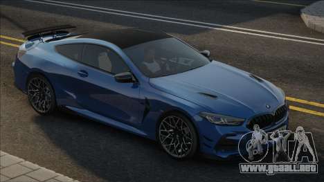 BMW M8 Azul Competición para GTA San Andreas