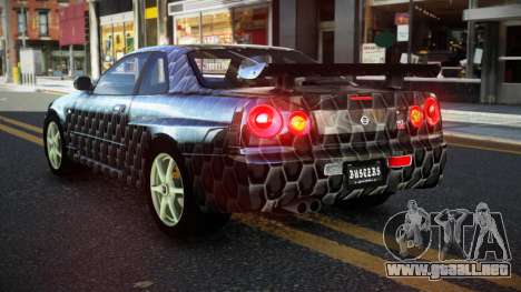 Nissan Skyline R34 JaP S11 para GTA 4