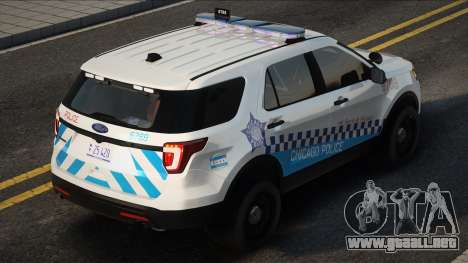 CPD 2016 Ford Explorer para GTA San Andreas