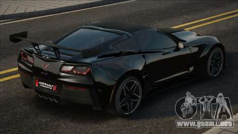 2019 Chevrolet Corvette ZR1 Blek para GTA San Andreas