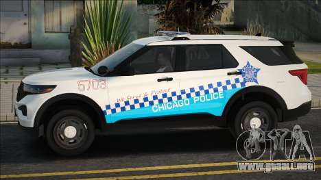 CPD 2020 Ford Explorer HQ para GTA San Andreas