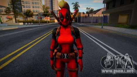 Lady Deadpool 1 para GTA San Andreas